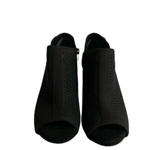 Giani Bernini Elegant Black Women's Peep-Toe Booties 8